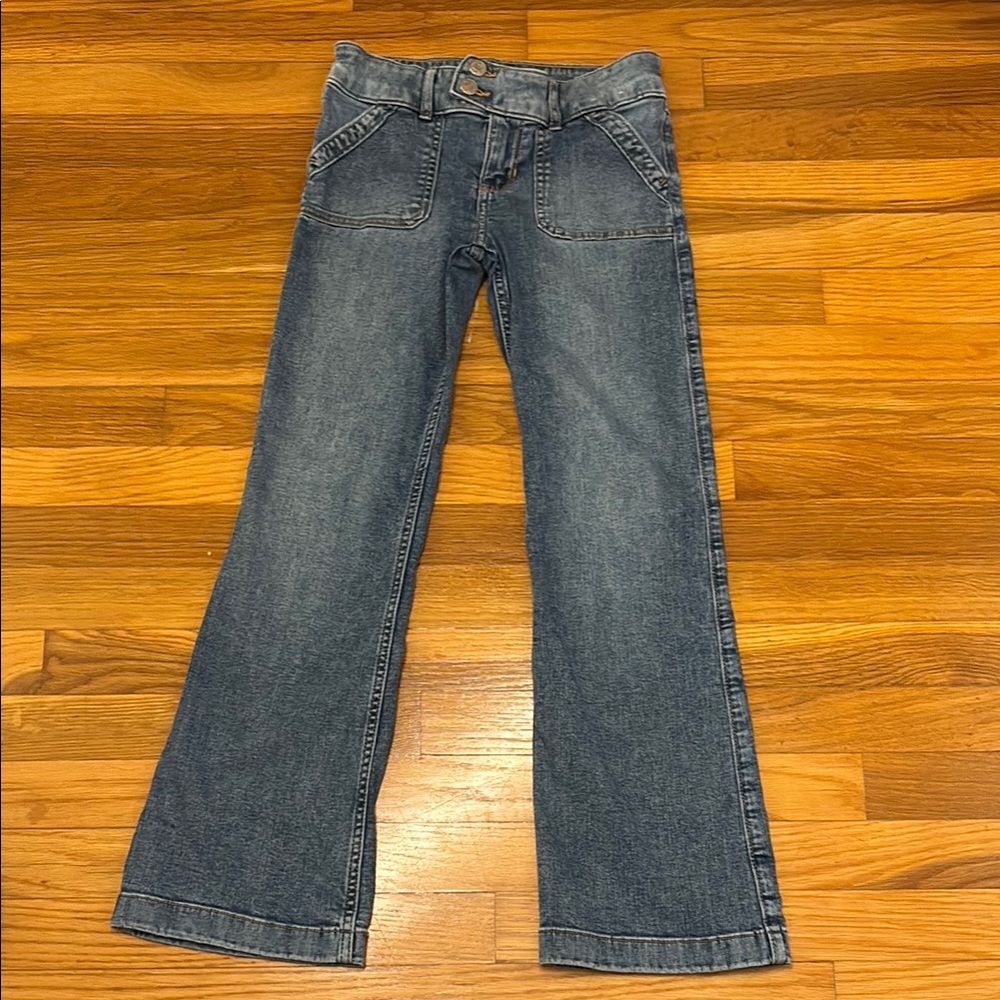Denim Jeans Low Rise Boot Abercrombie Kids 11/12 Regular